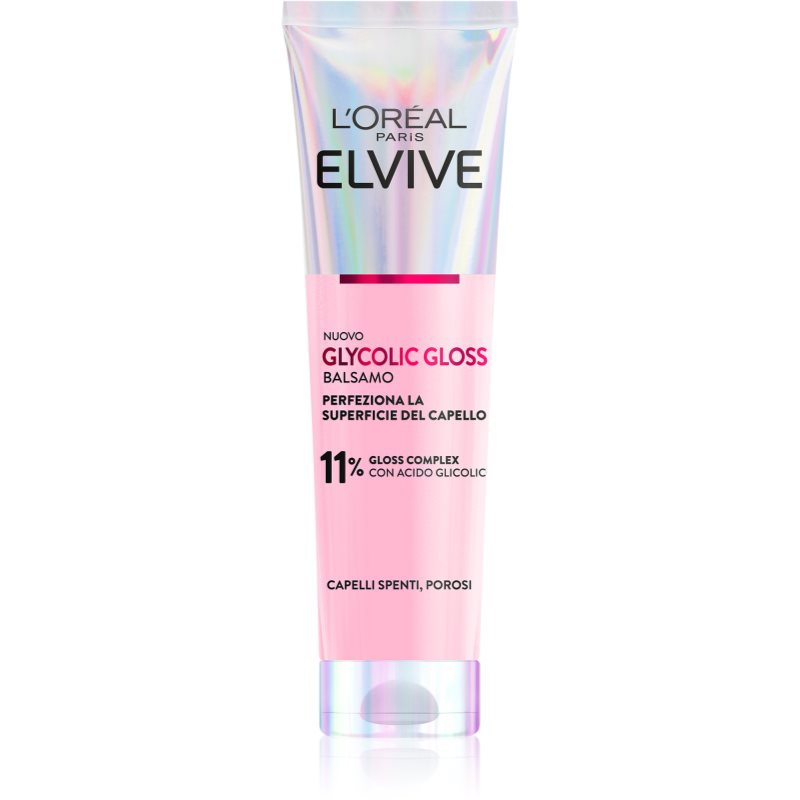 L’Oréal Paris Elseve Glycolic Gloss balzám na vlasy pro lesk a hebkost vlasů 150 ml