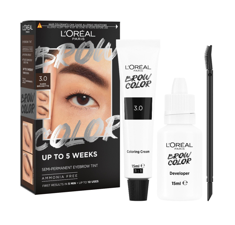 L’Oréal Paris Brow Color barva na obočí odstín 3.0 Dark Brunette 1 ks
