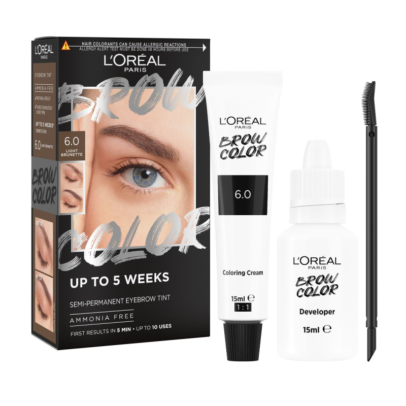 L’Oréal Paris Brow Color barva na obočí odstín 6.0 Light Brunette 1 ks