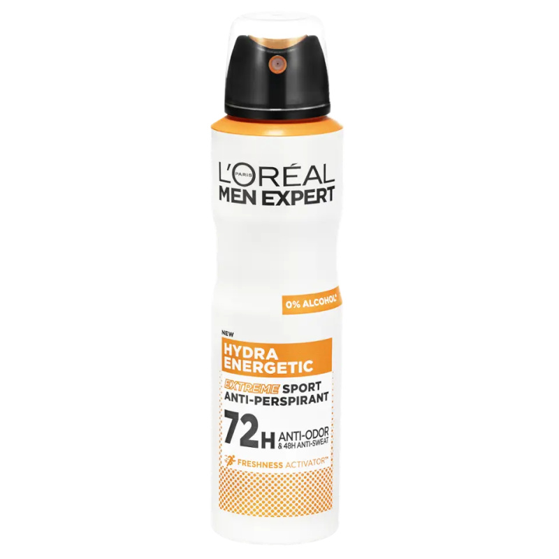 L’Oréal Paris Men Expert Hydra Energetic antiperspirant ve spreji proti zápachu a pocení 150 ml
