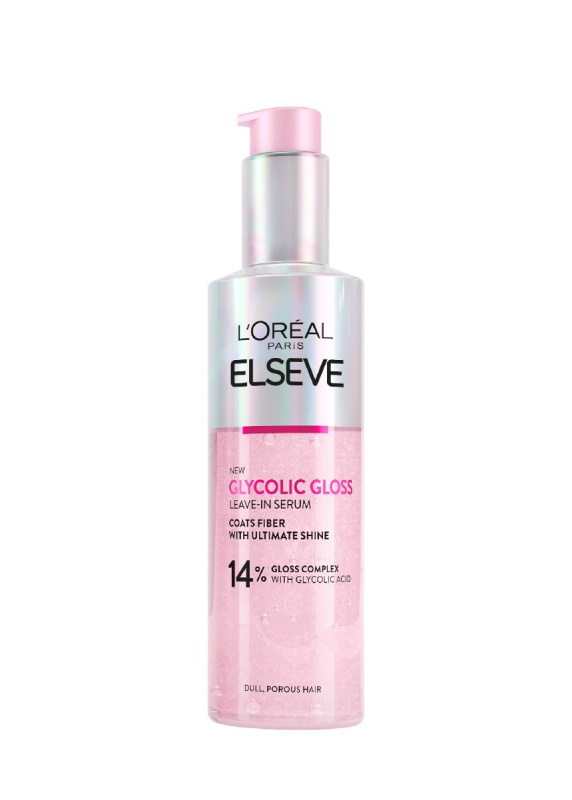 L’Oréal Paris Elseve Glycolic Gloss bezoplachové sérum pro posílení a lesk vlasů 150 ml