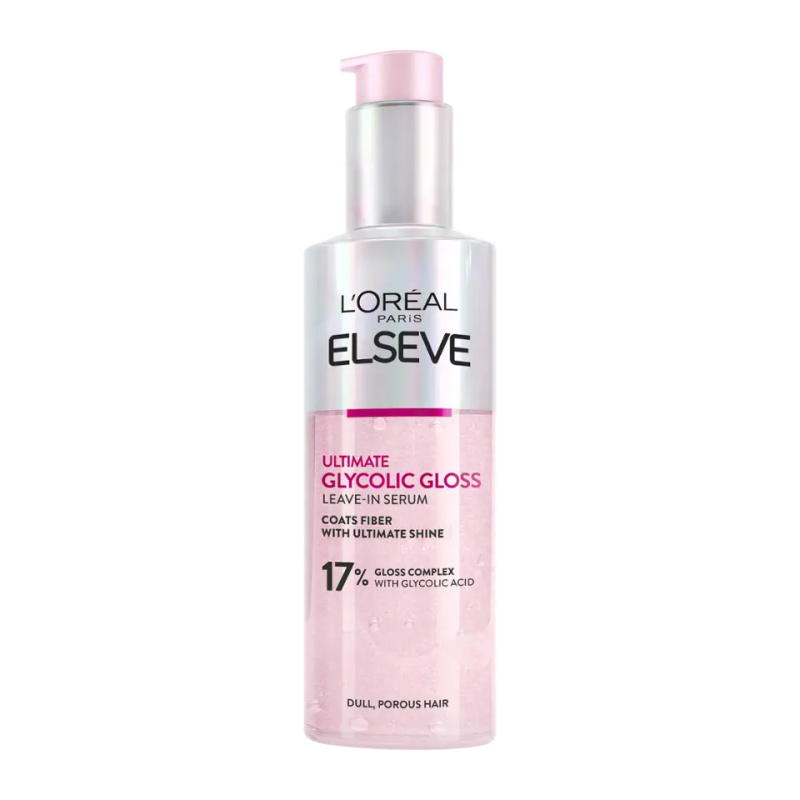 L’Oréal Paris Elseve Glycolic Gloss bezoplachové sérum pro posílení a lesk vlasů 150 ml