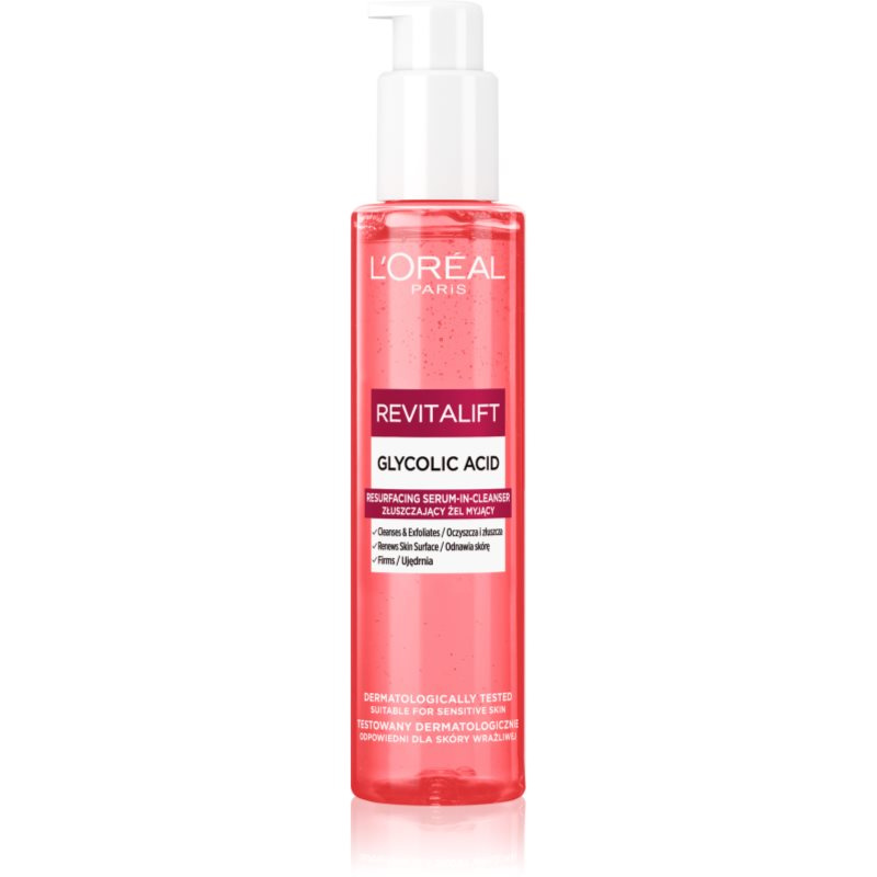 L’Oréal Paris Revitalift Glycolic exfoliační čisticí gel 150 ml