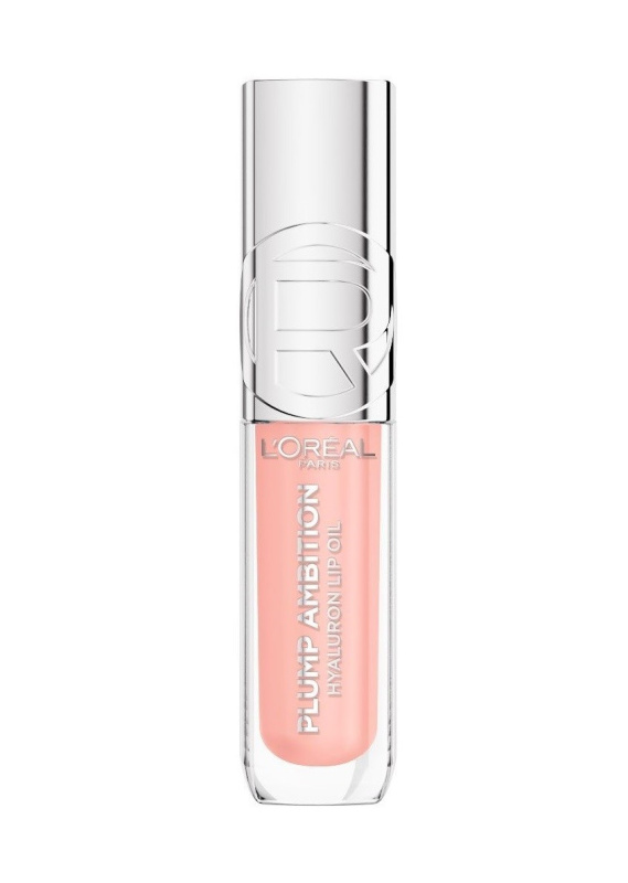 L’Oréal Paris Plump Ambition lesk na rty pro větší objem s kyselinou hyaluronovou odstín 201 Milky Nu 5 ml