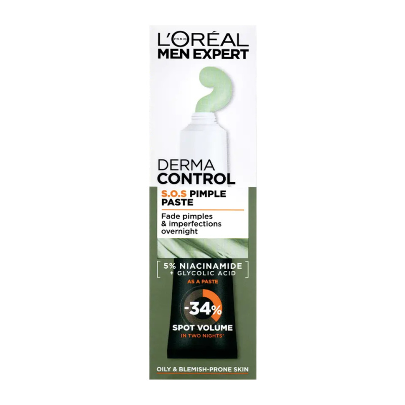 L’Oréal Paris Men Expert Derma Control krém proti nedokonalostem s niacinamidem 45 ml