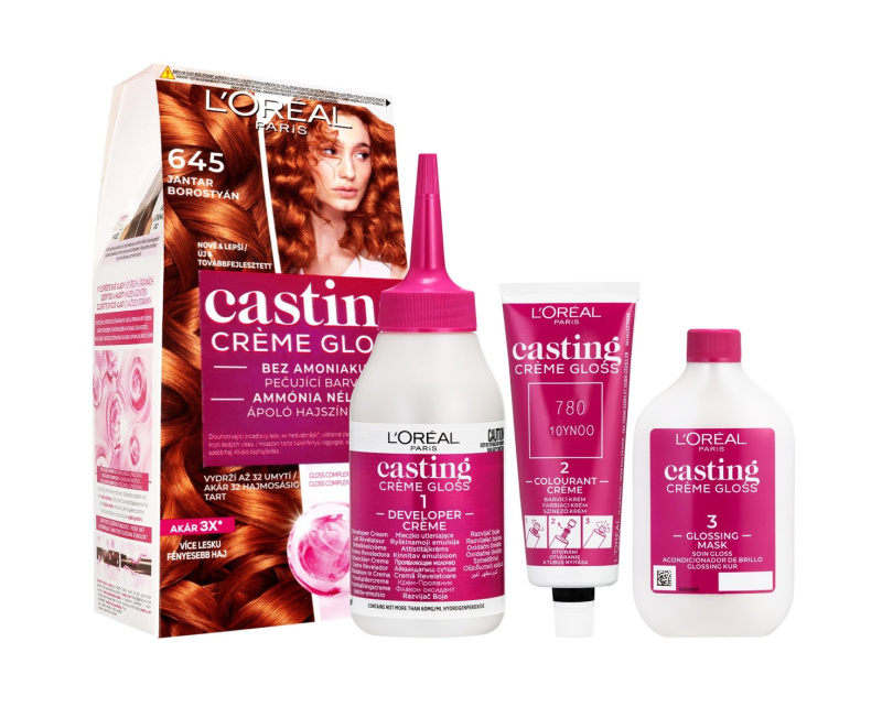 L’Oréal Paris Casting Creme Gloss barva na vlasy odstín 645 Jantar 1 ks