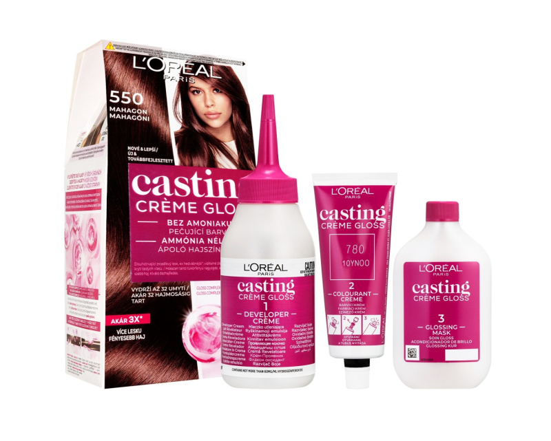 L’Oréal Paris Casting Creme Gloss barva na vlasy odstín 550 Mahagon 1 ks