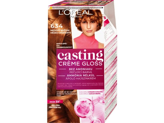 L’Oréal Paris Casting Creme Gloss barva na vlasy odstín 634 Miel Marron 1 ks