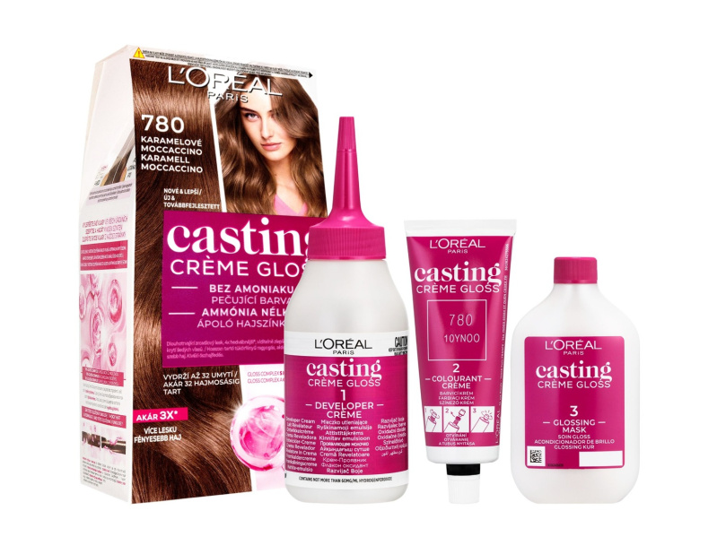 L’Oréal Paris Casting Creme Gloss barva na vlasy odstín 780 Caramel Moccacci 1 ks