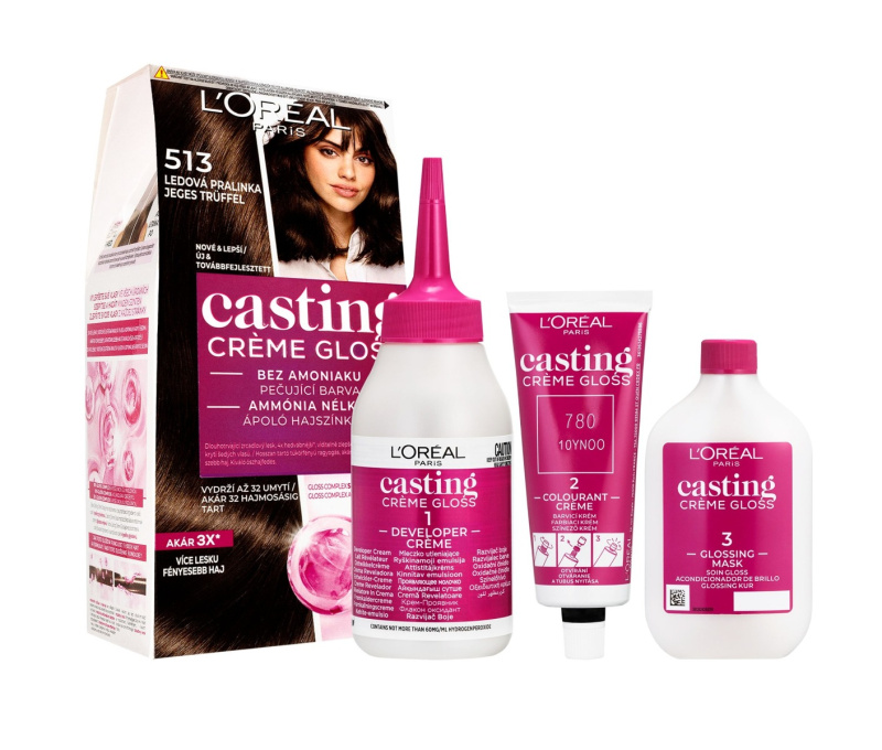 L’Oréal Paris Casting Creme Gloss barva na vlasy odstín 513 Iced Truffle 1 ks