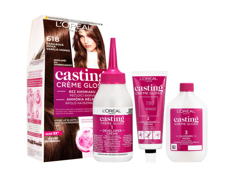 L’Oréal Paris Casting Creme Gloss barva na vlasy odstín 618 Vanilla Mocha 1 ks