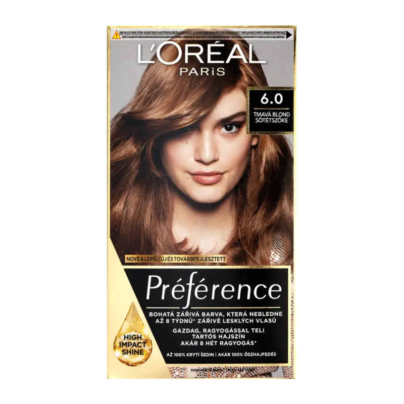 L’Oréal Paris Préférence barva na vlasy odstín 6.0 Dark Blonde 1 ks