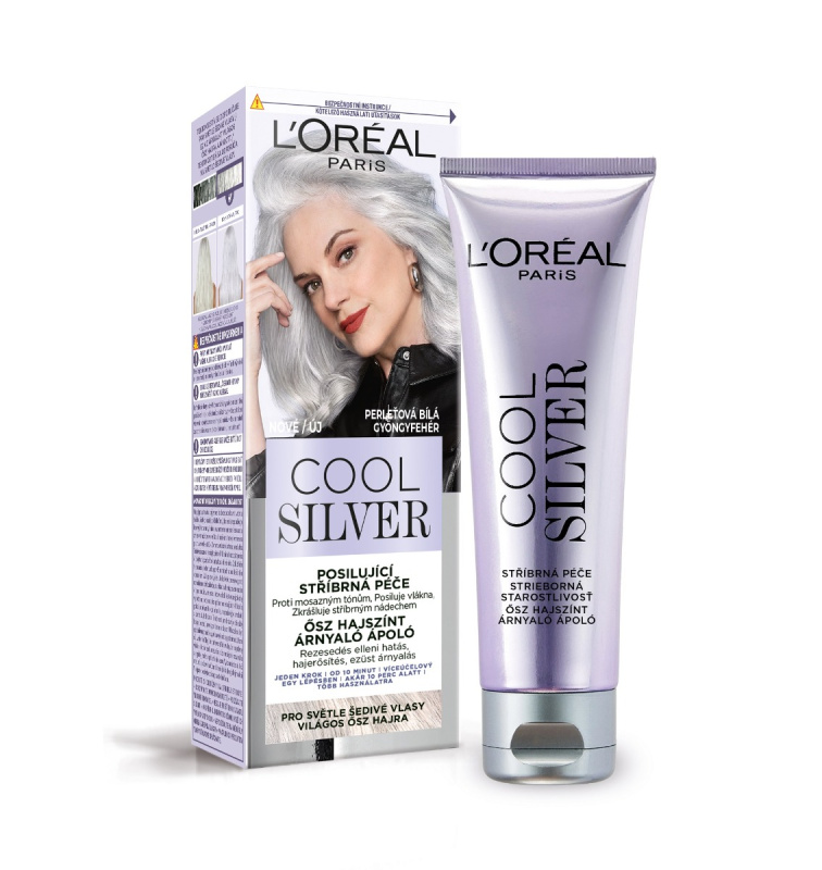 L’Oréal Paris Cool Silver barva na vlasy odstín Pearly White 2 1 ks