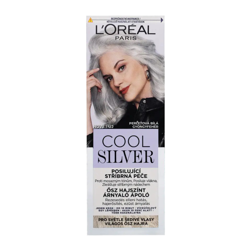 L’Oréal Paris Cool Silver barva na vlasy odstín Pearly White 2 1 ks