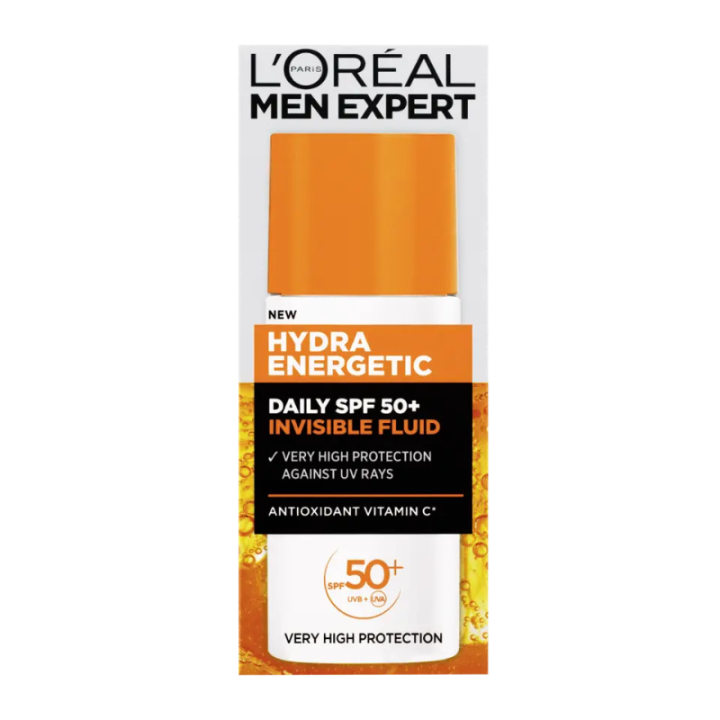 L’Oréal Paris Men Expert Hydra Energetic rozjasňující fluid SPF 50+ 50 ml