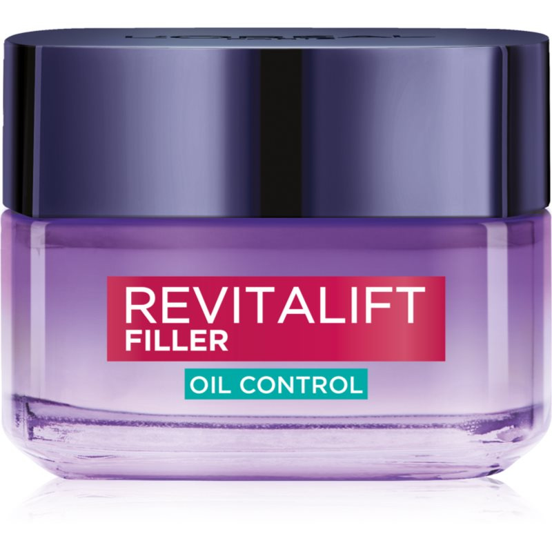 L’Oréal Paris Revitalift Filler Oil Control denní pleťový krém pro mastnou a smíšenou pleť 50 ml