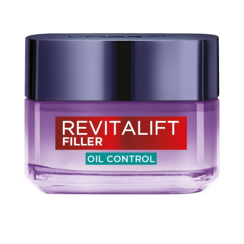L’Oréal Paris Revitalift Filler Oil Control hloubkově hydratační krém pro mastnou a smíšenou pleť 50 ml