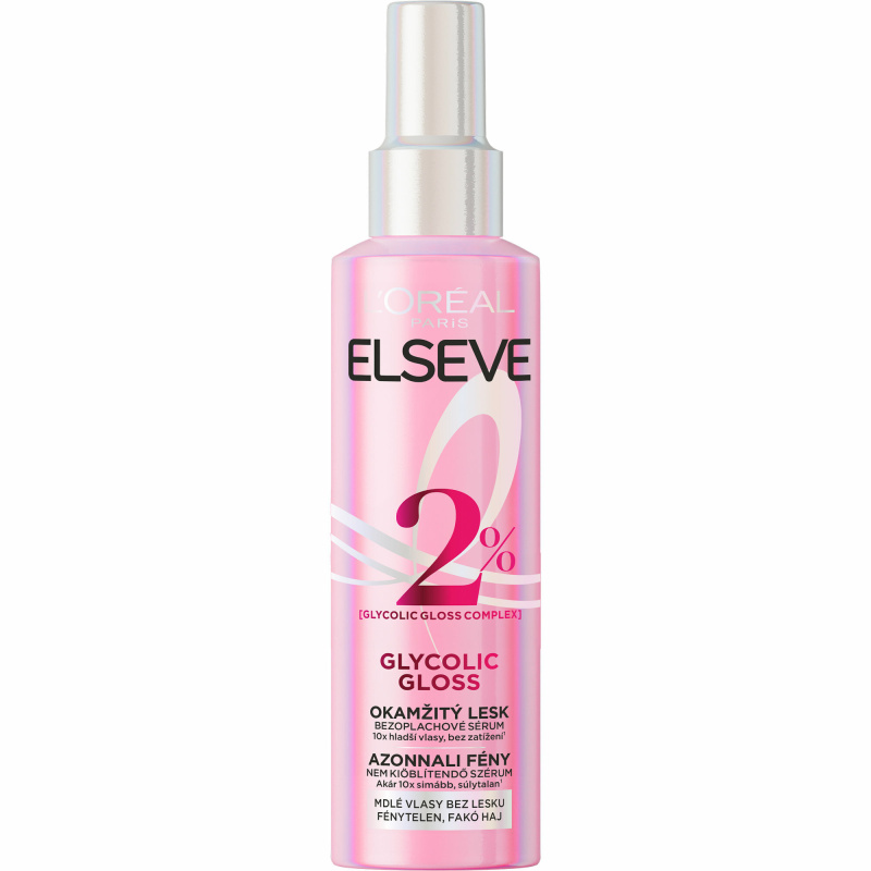 L’Oréal Paris Elseve Glycolic Gloss bezoplachové sérum pro lesk 150 ml