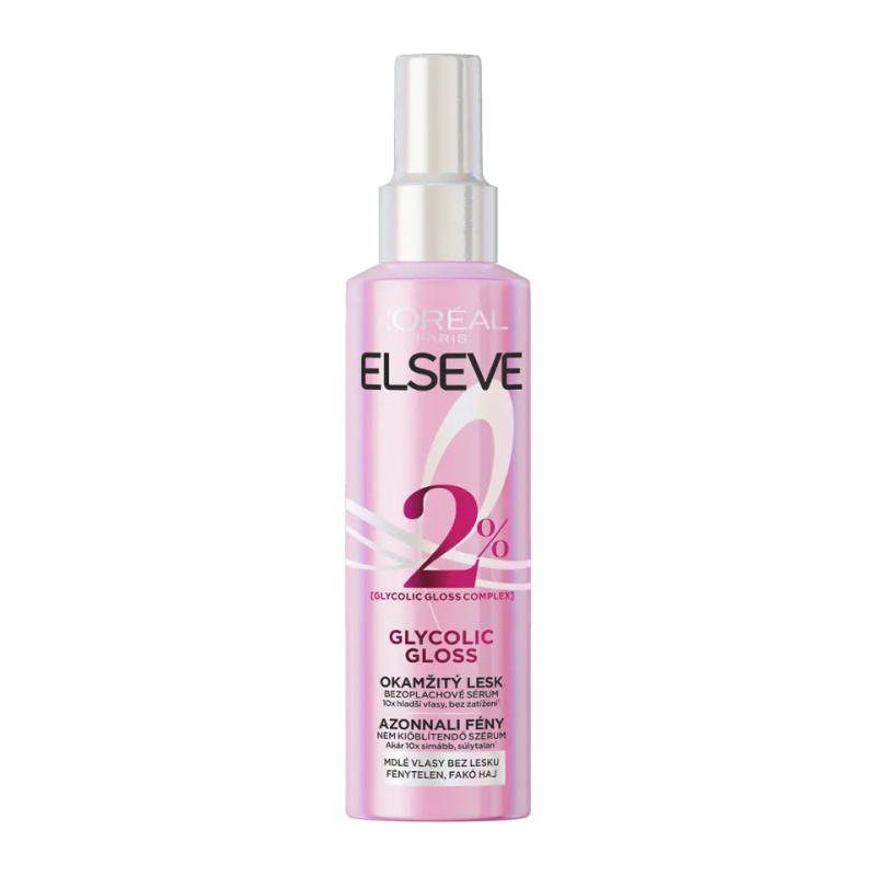 L’Oréal Paris Elseve Glycolic Gloss bezoplachové sérum pro lesk 150 ml