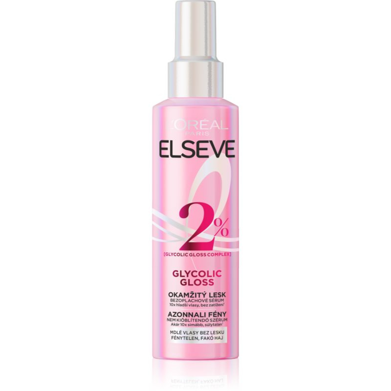 L’Oréal Paris Elseve Glycolic Gloss bezoplachové sérum pro lesk 150 ml