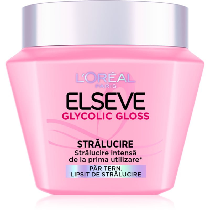 L’Oréal Paris Elseve Glycolic Gloss maska na vlasy pro zářivý lesk 300 ml