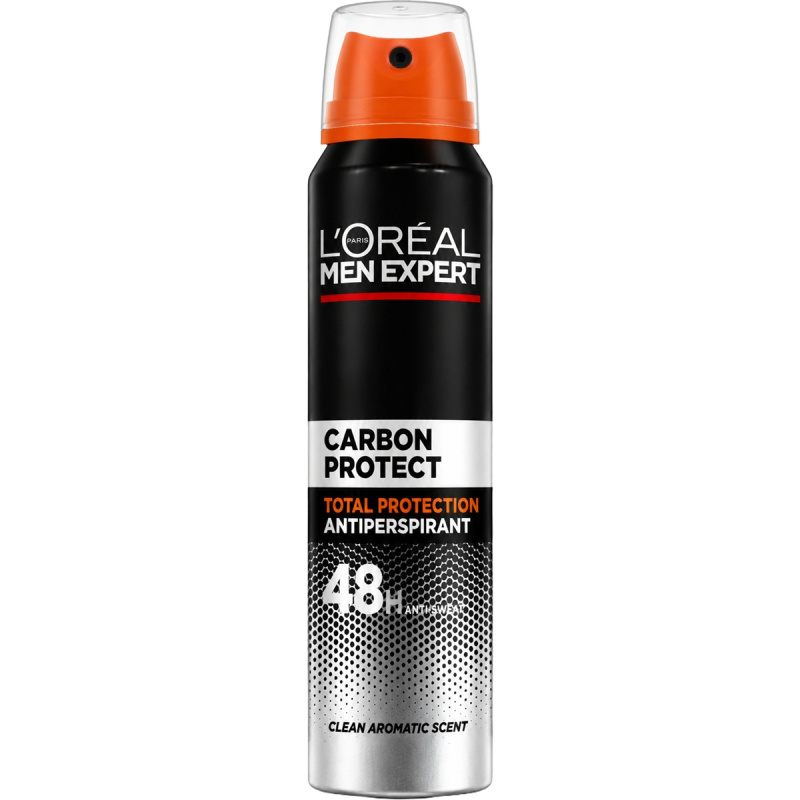 L'Oréal Paris Antiperspirant ve spreji Carbon Protect Antiperspirant 150 ml