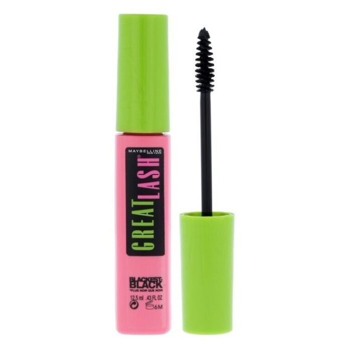 MAYBELLINE NEW YORK Great Lash Blackest Black řasenka odstín Blackest Black 12.5 ml
