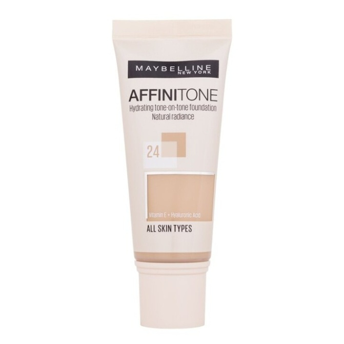 MAYBELLINE NEW YORK Affinitone hydratační make-up odstín 24 Golden Beige 30 ml