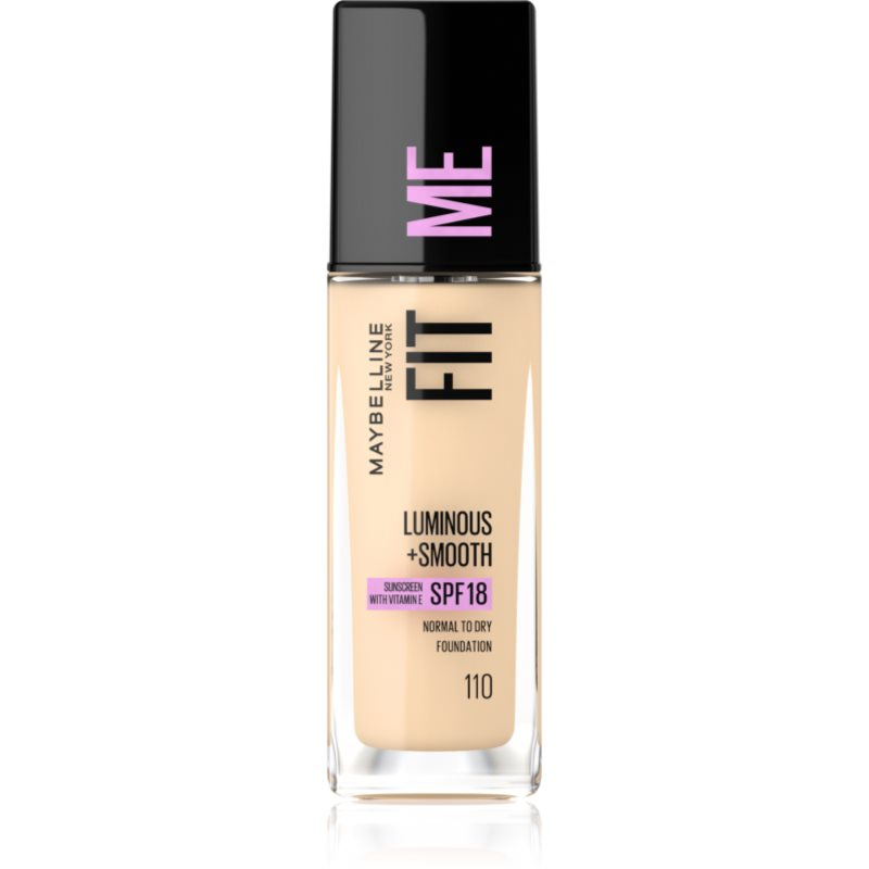 MAYBELLINE NEW YORK Fit Me! tekutý make-up pro rozjasnění a vyhlazení pleti odstín 110 Porcelain 30 ml