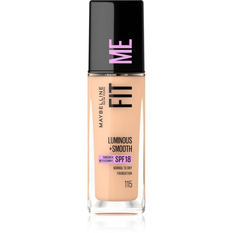 MAYBELLINE NEW YORK Fit Me! tekutý make-up pro rozjasnění a vyhlazení pleti odstín 115 Ivory 30 ml
