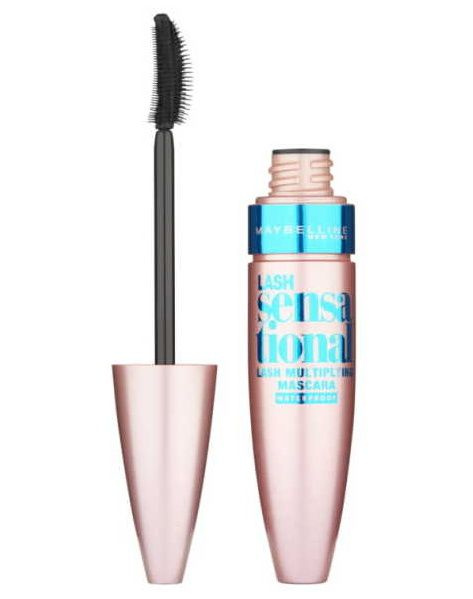 MAYBELLINE NEW YORK Lash Sensational voděodolná řasenka pro prodloužení, natočení a objem odstín Black 9.4 ml