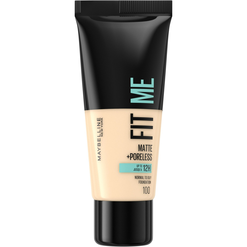 MAYBELLINE NEW YORK Fit Me! Matte+Poreless matující make-up pro normální a mastnou pleť odstín 120 Classic Ivory 30 ml