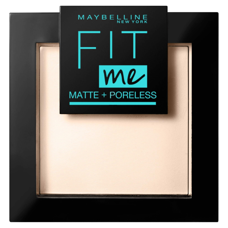 MAYBELLINE NEW YORK Fit Me! Matte+Poreless matující pudr odstín 120 Classic Ivory 9 g