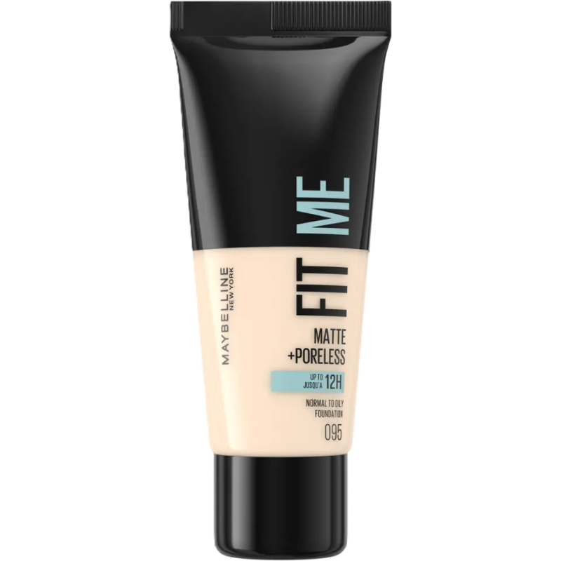MAYBELLINE NEW YORK Fit Me! Matte+Poreless matující make-up pro normální a mastnou pleť odstín 95 Fair Porcelain 30 ml