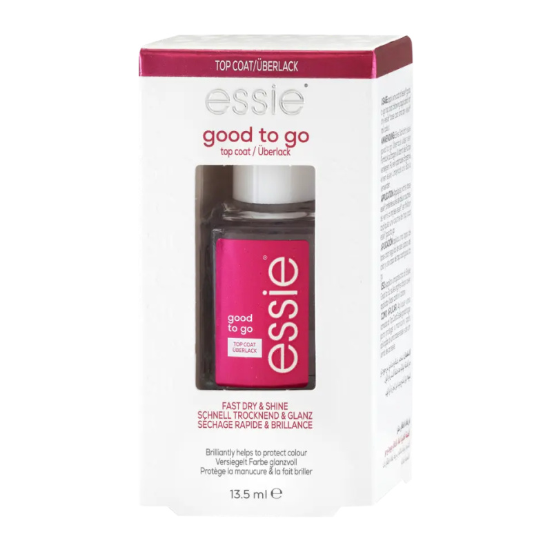 essie good to go rychleschnoucí vrchní lak 13.5 ml