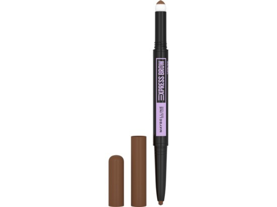 MAYBELLINE NEW YORK Express Brow Satin Duo tužka a pudr na obočí duo odstín 02 - Medium Brown