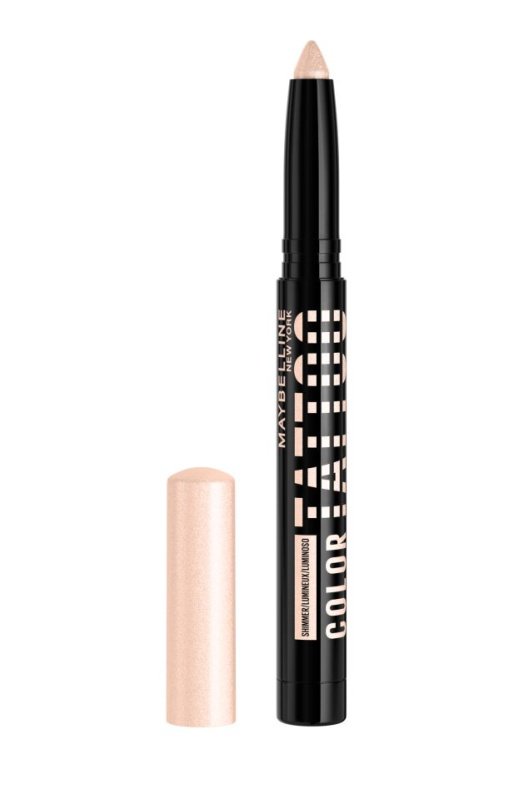 MAYBELLINE NEW YORK Color Tattoo 24 HR oční stíny a tužka na oči odstín 10 I am Shining 1.4 g