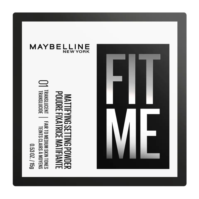 Maybelline New York Face Fit Me Loose Powder 01 Transculent Pudr 15 g