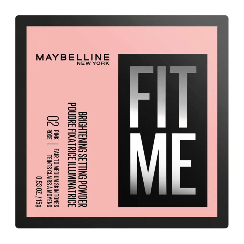 Maybelline New York Face Fit Me Loose Powder 02 Pink Pudr 15 g