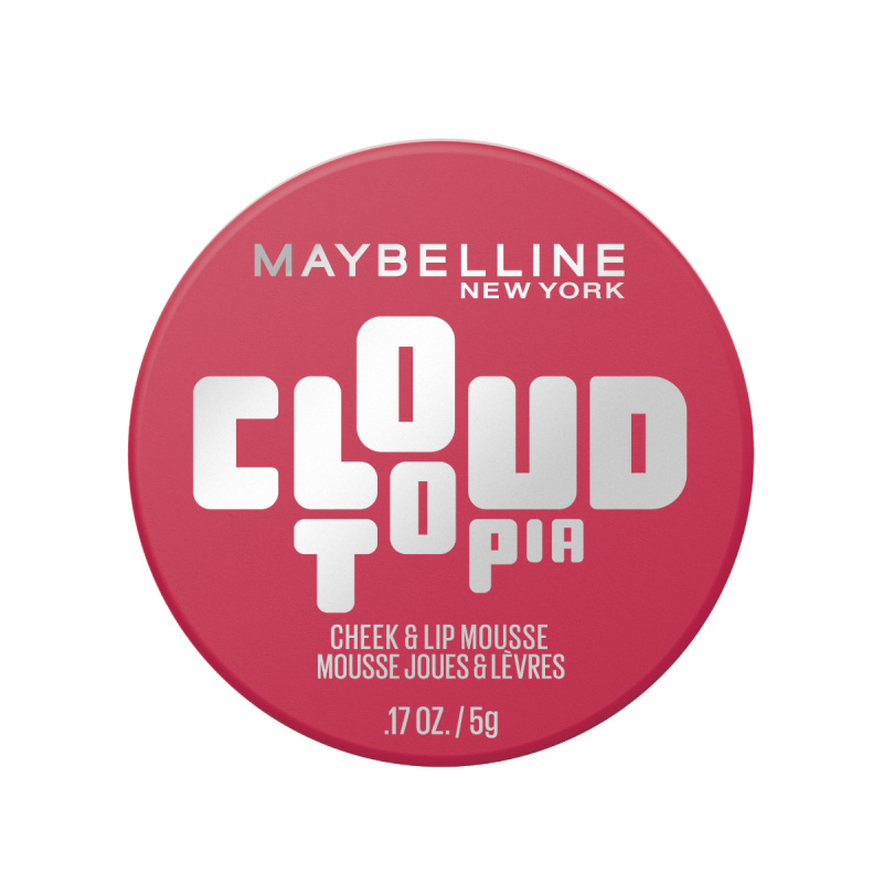Maybelline Multifunkční pěna na rty a tváře CloudTopia Mousse 5 g 02 Ethereal Rouge