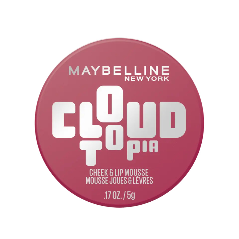 Maybelline Multifunkční pěna na rty a tváře CloudTopia Mousse 5 g 02 Ethereal Rouge