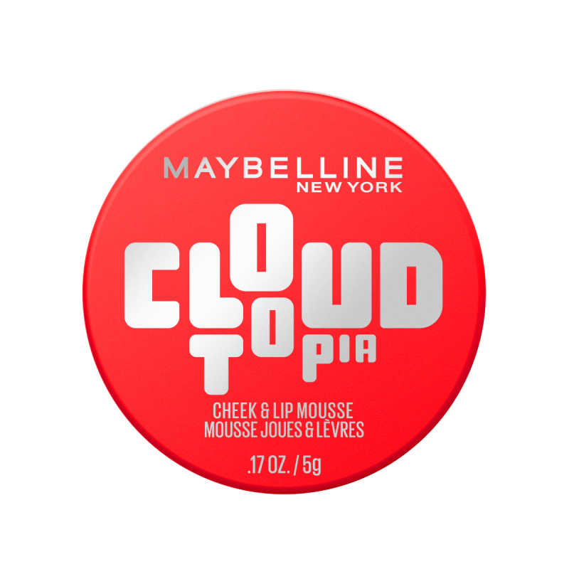 Maybelline Multifunkční pěna na rty a tváře CloudTopia Mousse 5 g 03 Divine Crimson