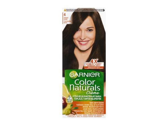 Garnier Color Naturals Creme barva na vlasy odstín 4 Natural Brown 1 ks
