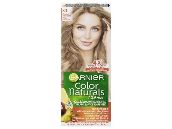 Garnier Color Naturals Creme barva na vlasy odstín 8.1 Natural Light Ash Blond 1 ks