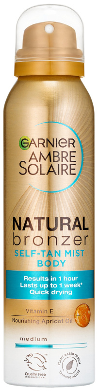 Garnier Ambre Solaire Natural Bronzer samoopalovací mlha na tělo 150 ml