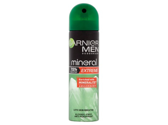 Garnier Men Mineral Extreme antiperspirant ve spreji 72h 150 ml