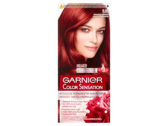Garnier Color Sensation barva na vlasy odstín 6.60 Intense Ruby 1 ks