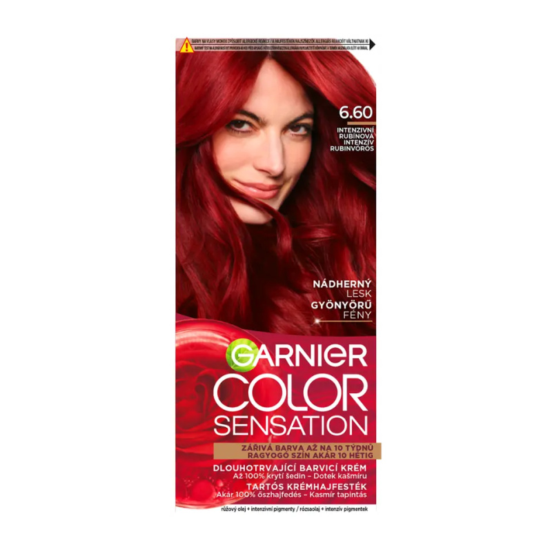 Garnier Color Sensation barva na vlasy odstín 6.60 Intense Ruby 1 ks