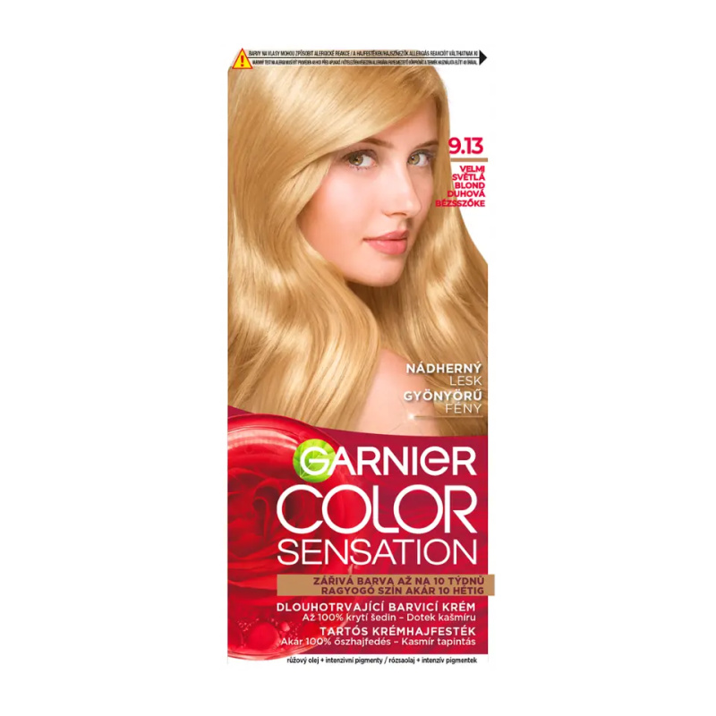 Garnier Color Sensation barva na vlasy odstín 9.13 Beige Blond 1 ks