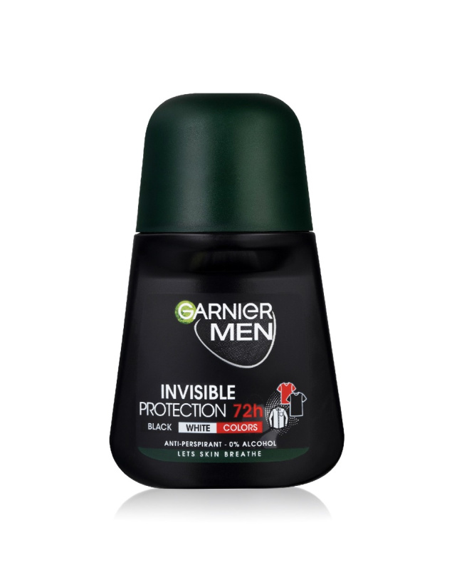 Garnier Men Mineral Neutralizer antiperspirant roll-on proti bílým skvrnám 72h 50 ml